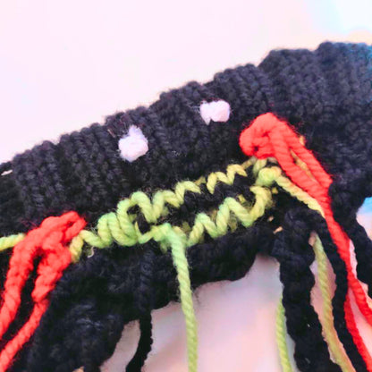 handmade knitted choker  Monster!?