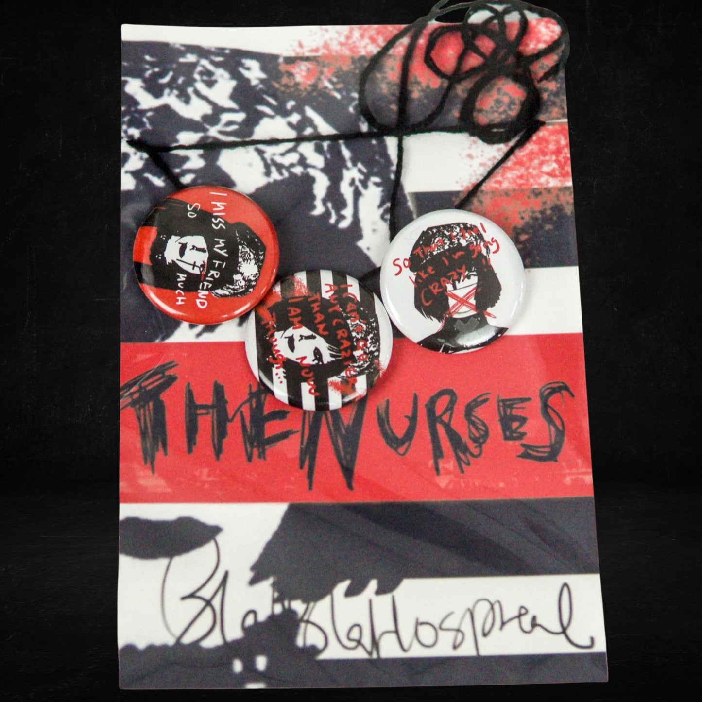 Tokyo Punk Nurses Abzeichen Set von drei