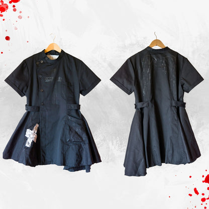 NEW! Black Gothic Nurse Dress　