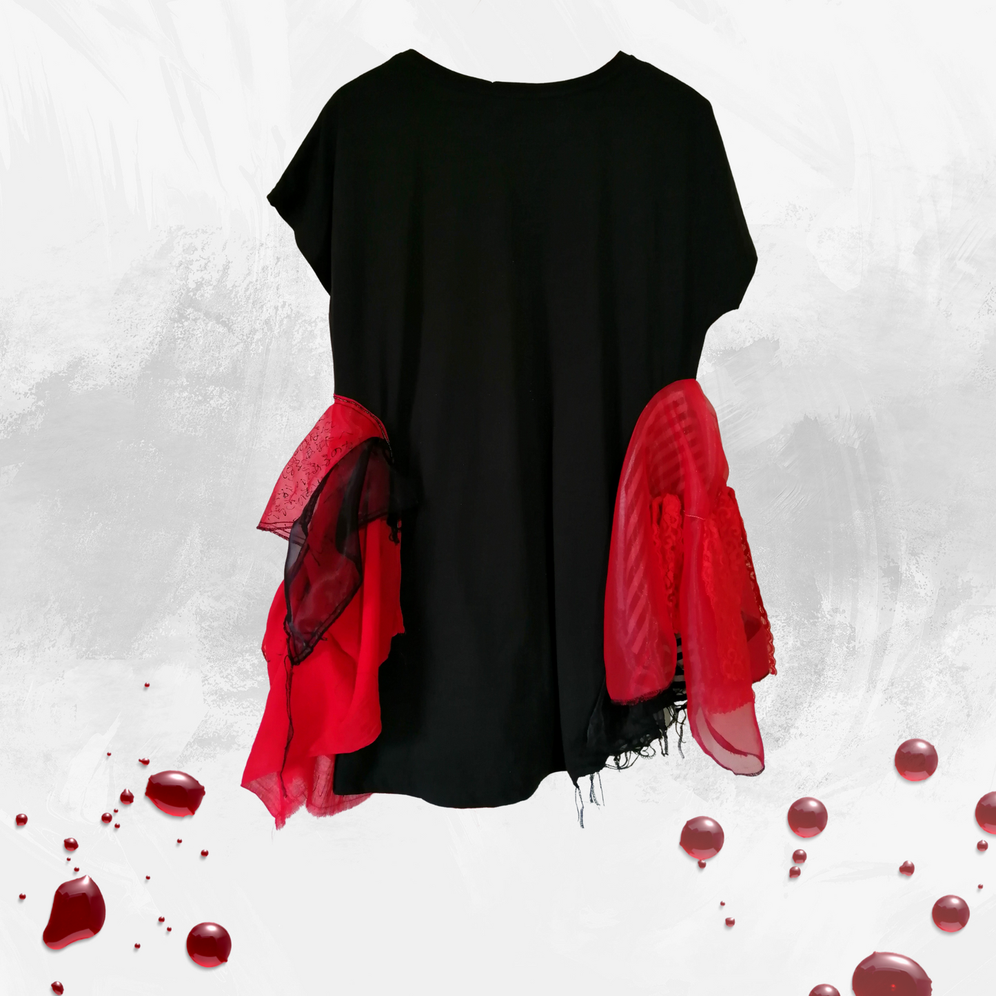Gothic und Lolita T-Shirt-Kleid