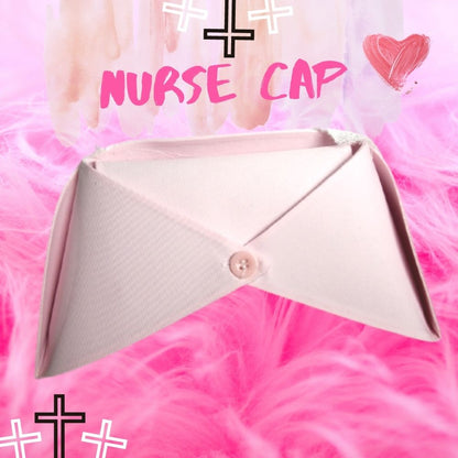 Light Pink Nurse cap Japanese Yamilawaii Medical Kawaii Fashion