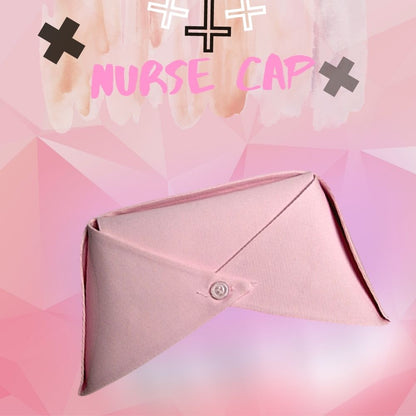 Light Pink  Medical Punk Sweet Fashion Sickness Nurse Cap